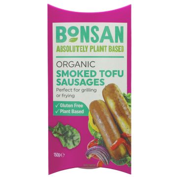 Bonsan Tofu Smoked Sausages  - 5 x 150g (CV336)