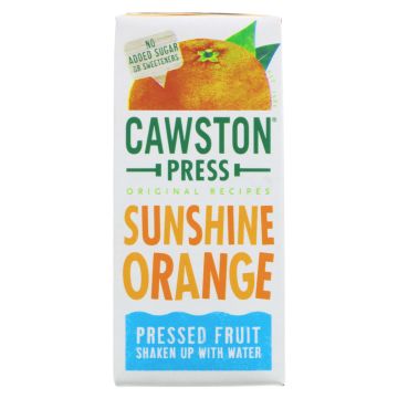 Cawston Press Sunshine Orange Fruit Water - 18 x 200ml (JU352)