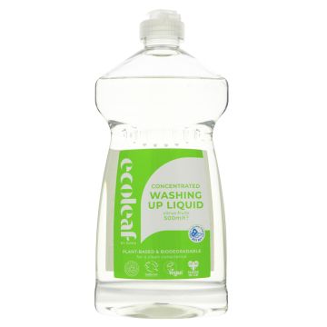 Ecoleaf By Suma Washing Up Liquid-Concentrate - 6 x 500ml (HJ131)