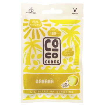 Coco Cubes Coco Cubes Banana - 12 x 30g (ZX643)