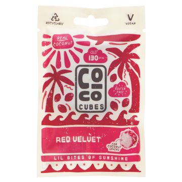 Coco Cubes Coco Cubes Red Velvet - 12 x 30g (ZX640)