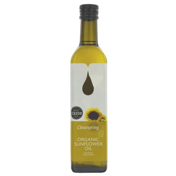 Clearspring Sunflower Oil Organic - 6 x 500ml (GT201)