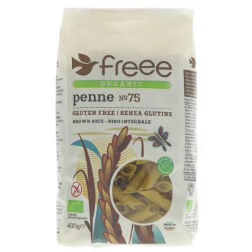 Doves Farm Organic Brown Rice Penne Pasta - 8 x 400g (WT047)