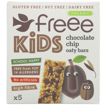 Doves Farm Kids Chocolate Chip Oat Bars - 7x 5x25g (ZX956)