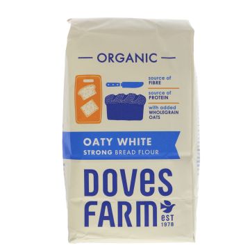 Doves Farm Strong White Bread Flour With  - 5 x 1.5kg (FG091)