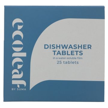 Ecoleaf By Suma Dishwasher Tablets - Classic - 6 x 25 tabs (HJ160)