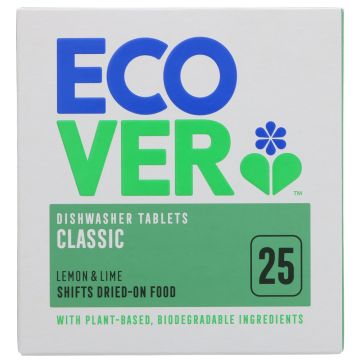 Ecover Dishwasher Tablets Classic - 6 x 25 tabs (HJ087)