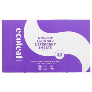 Ecoleaf By Suma Laundry Detergent Sheets - Lav - 10 x 30 sht (HJ219)