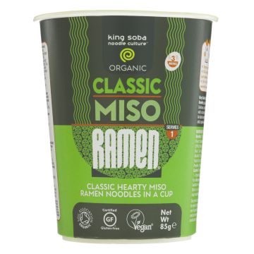 King Soba Classic Miso Ramen Cup - 6 x 85g (WT055)