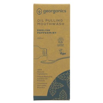 Georganics Oil Pulling Mouthwash - 10 x 100ml (DY605)