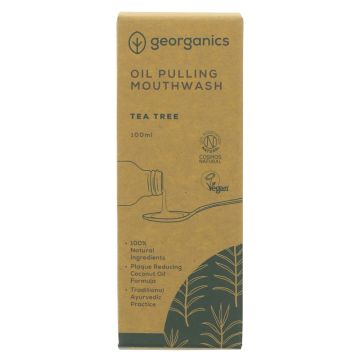 Georganics Oil Pulling Mouthwash - 10 x 100ml (DY615)