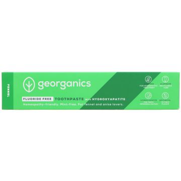 Georganics Fennel Toothpaste - 10 x 75ml (DY823)