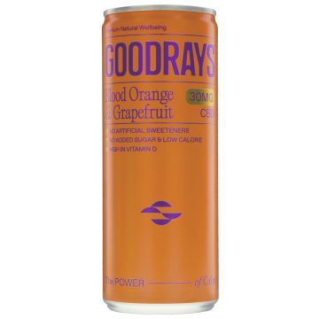 Goodrays Orange & Grapefruit CBD Drink - 12 x 250ml (JU282)