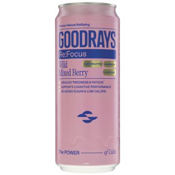 Goodrays Re:Focus Wild Mixed Berry - 12 x 330ml (JU290)