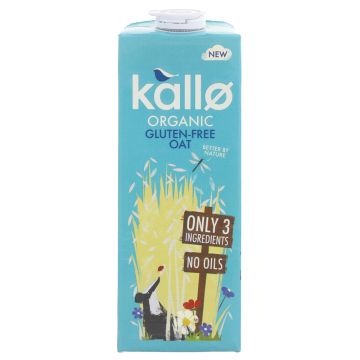 Kallo  Organic Gluten-Free Oat Drink - 6 x 1l (SY040)