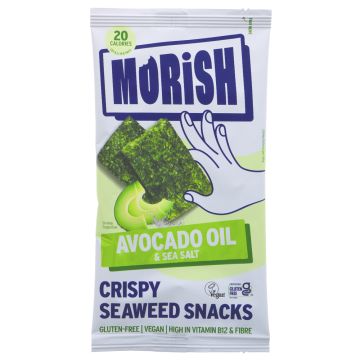 Morish Snacks Avocado Oil Seaweed Snack - 20 x 4g (ZX889)
