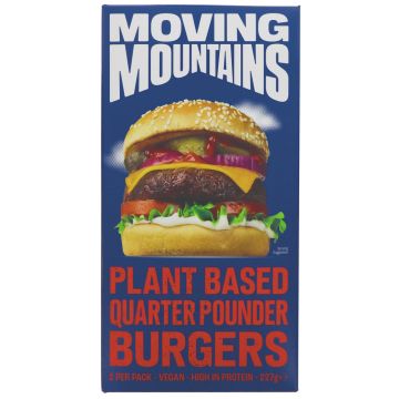Moving Mountains  1/4lb Burgers - 6 x 227g (XL154)