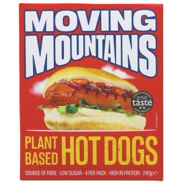 Moving Mountains  Hot Dogs - 6 x 240g (XL151)