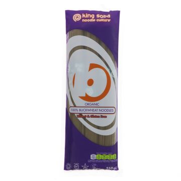 King Soba 100% Buckwheat Noodles - 12 x 250g (WT210)