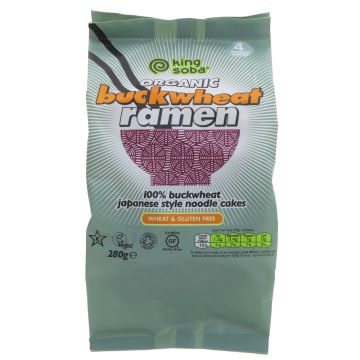King Soba Organic Buckwheat Ramen - 6 x 280g (WT097)