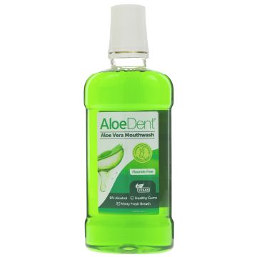 Aloe Dent Aloe Vera Mouthwash - 6 x 500ml (DY866)