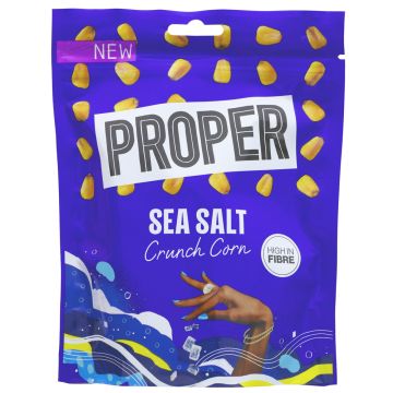 Propercrunch Propercrunch Sea Salt - 8 x 125g (ZX425)