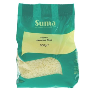 Suma Rice - Jasmine organic - 6 x 500g (QS095)