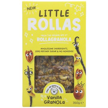 Rollagranola Little Rollas Pecan & Vanilla  - 6 x 350g (MX112)
