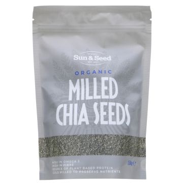 Sun & Seed Organic Milled Chia Seeds - 12 x 250g (VM554)