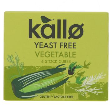 Kallo Yeast Free Veg.Stock Cubes - 15 x 66g (LJ147)