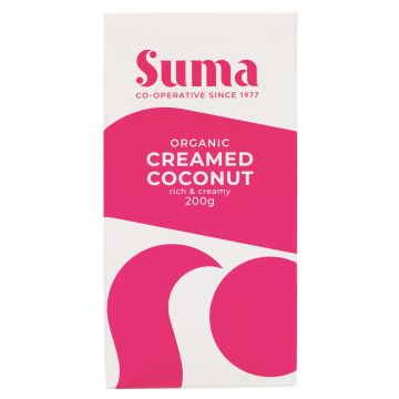 Suma Creamed Coconut Organic - 12 x 200g (LJ400)