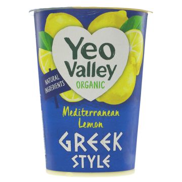 Yeo Valley Lemon Greek Yoghurt - 6 x 450g (CV345)