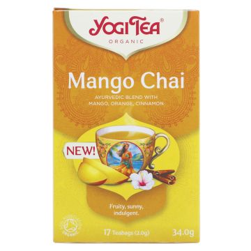 Yogi Tea Mango Chai  - 6 x 17 bags (TE163)