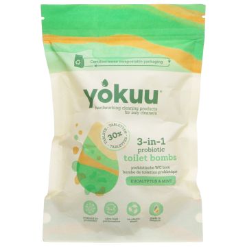 Yokuu Toilet Bomb Eucalyptus / Mint - 1 x 30 tabs (HJ421)