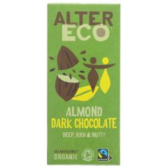 Altereco Dark Chocolate with Almond - 14 x 100g (KB561)