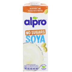 Alpro Soya Milk Unsweetened - 8 x 1l (SY213)