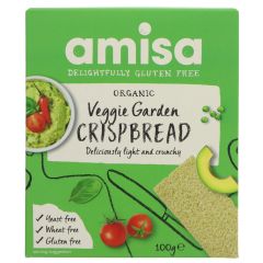 Amisa Crispbread - Veggie Garden GF - 12 x 100g (BT291)