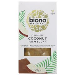 Biona Coconut Palm Sugar - Organic - 5 x 500g (LJ014)