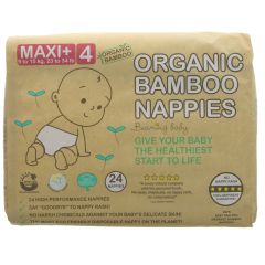 Beaming Baby Organic Bamboo Nappies Size 4 - 4 x 24 (NF026)
