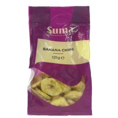 Suma Banana - Whole Chips - 6 x 125g (DR120)
