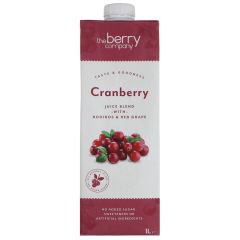 Berry Company Cranberry Juice - 12 x 1l (JU253)