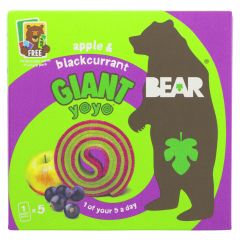 Bear Giant Yoyo-Apple/Blackcurrant - 6 x 5 x 20g (ZX067)