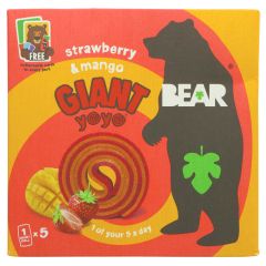 Bear Giant Yoyo -Strawberry/Mango - 6 x 5 x 20g (ZX063)