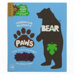 Bear Paws- Raspberry & Blueberry - 4 x 5 x 20g (ZX189)