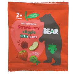 Bear Paws- Strawberry & Apple - 18 x 20g (ZX520)