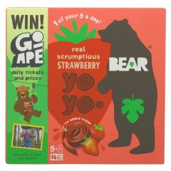 Bear Yoyos - Strawberry Multipack - 6 x 5 x 20g (ZX012)