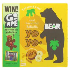 Bear Yoyos - Banana Multipack - 6 x 5 x 20g (ZX570)