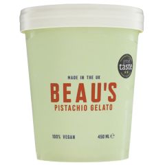 Beau's Gelato Pistachio Ice Cream - 6 x 450ml (XL112)