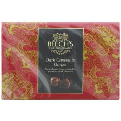 Beech's Fine Chocolates Dark Chocolate Ginger - 6 x 200g (WS096)