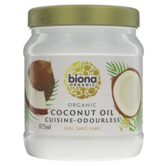Biona Coconut Oil Cuisine Organic - 6 x 875ml (GT025)